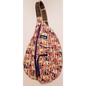 KAVU Sling Bag Crossbody BOHO Aztec Southwestern Adjustable Large Travel